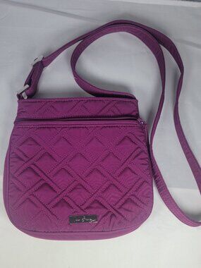 Vera Bradley Fuchsia Quilted Crossbody Bag